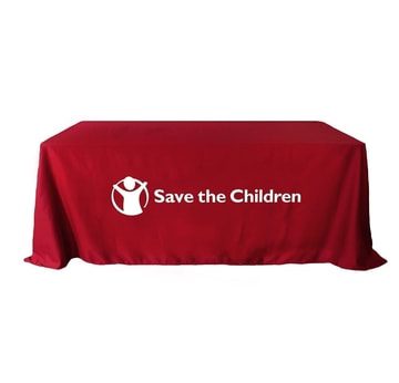 rush imprinted table covers